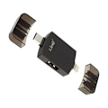 Miniatyrbillede 1 af 5: LinQ 2in1 USB-C og Lightning til USB 3.0 og USB 2.0 hun OTG-adapter