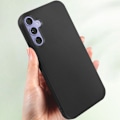 Pikkukuva 2 / 5: MAYAXESS suojapaketti Samsung Galaxy A15 5G:lle - Läpinäkyvä puolijäykkä kotelo ja 9H karkaistu lasi Transparent