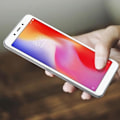 Miniatyrbillede 3 af 4: LCD-skærm - AVIZAR - Xiaomi Redmi 6/6A - Komplet berøringsblok - Hvid - 5,5 tommer Vit
