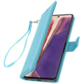 Pikkukuva 2 / 4: Suojakuori Samsung Galaxy Note 20:lle - AVIZAR - Korttitelineen videotukitoiminto Rannehihna Sininen Blå