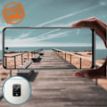 Miniatyrbild 4 av 4: Skydd för kamera - Xiaomi - Redmi Note 9 Pro Max/9 Pro/9s - Härdat glas - Stötsäker - Transparent vit Klar vit