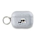 Pikkukuva 1 / 4: Suojakuori - Karl Lagerfeld - KLAP2PGKCPS - Premium PU-nahka - Hopea - Karlin ja Choupetten kohokuvioitu muotoilu Silver