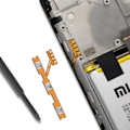 Pikkukuva 3 / 4: Näppäimistön virtapainike ja äänenvoimakkuuspainike Xiaomi Redmi 9A:lle ja 9C:lle musta Svart