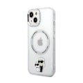 Pikkukuva 2 / 6: Puhelimen kuori - Karl Lagerfeld - iPhone 13 - Läpinäkyvä - MagSafe-yhteensopiva - Humoristiset grafiikat Transparent