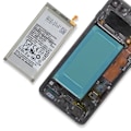 Miniatyrbillede 3 af 4: Batterilim - AVIZAR - Samsung Galaxy S10 - Solid fiksering - Gennemsigtig Transparent