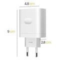 Miniatyrbillede 4 af 4: Oppo USB SuperVOOC 33W oplader med USB til USB-C kabel hvid