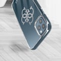 Miniatyrbillede 4 af 4: Beskyttelsesskal - Guess - iPhone 12 Pro Max - Bi-materiale - Ultra-modstandsdygtig beskyttelse - Luksuriøst udseende Klart, grå