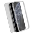 Pikkukuva 1 / 4: iPhone 11 Pro Max - MÄRKE - Änkelig Bakside - Myk Forside - Gjennomsiktig - Fullstendig Beskyttelse Vit