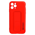 Pikkukuva 1 / 4: Suojakuori - Wozinsky - iPhone 11 Pro Max - Pehmeä silikoni - Magneettituki - Punainen Röd