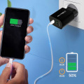 Pikkukuva 4 / 4: AKASHI ALTACQC20BLK - AKASHI - Harmaa - Musta - USB Type C 20 W - USB-A Qualcomm 3.0 3A Svart