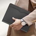 Miniatyrbillede 4 af 5: Etui til 10-tommer Tablet Blødt Stof Video Support Funktion - AVIZAR - Universal - Sort Svart