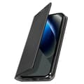 Etui til Google Pixel 10a med magnetisk klap, kortlomme og standfunktion i sort Svart