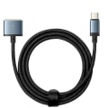 Pikkukuva 1 / 5: USB C - MagSafe 3 -kaapeli MacBook Prolle ja Air M2:lle Nylon 2m 140 W musta ja sininen