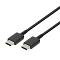 Miniatyrbillede 2 af 4: USB-C til USB-C-kabel 60W Opladning og synkronisering 1m Original Samsung Sort