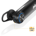Pikkukuva 4 / 5: Bluetooth-kuulokkeet kirkkaalla äänellä, Inkax-mallit musta, ohjauspainikkeet. Svart