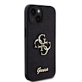 Pikkukuva 2 / 6: iPhone 13 Glitter-kuori metallilogolla Guess Musta Svart