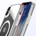 Pikkukuva 4 / 6: MagSafe-kuori iPhone XS:lle ja X:lle, kirkas tausta, hopea väri Grå