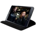 Miniatyrbillede 4 af 4: Housse - Samsung - Galaxy Tab S2 8'' - Rotativ 360° - Fuld beskyttelse - Eco-læder med struktureret overflade Svart