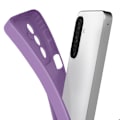Miniatyrbild 3 av 5: Coque för Samsung Galaxy A26 Silikon Slät Kamera Blockerad Skyddad Lila Lila