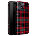 Miniatyrbild 2 av 2: Stöttålig iPhone 14-fodral Tartan Elegant Med Upphöjda Kanter