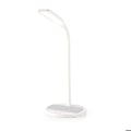 Miniatyrbillede 6 af 6: LED skrivebordslampe med dimmer og trådløs oplader 10 W Nedis hvid Vit