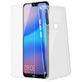 Pikkukuva 2 / 4: Takakansi + läpinäkyvä karkaistu lasikalvo Huawei P20 Lite - läpinäkyvä transparent