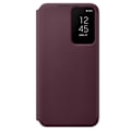 Pikkukuva 2 / 5: Kotelo - Samsung - Galaxy S22 Plus - Älykäs Clear View -kantokotelo - Bordeaux - Täydellinen suoja Bordeaux
