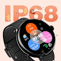 Miniatyrbillede 3 af 6: Connected Watch - Forever - Forevive 5 Fashion - Elegant - Sundhedssporing - Bluetooth-opkald Svart