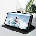 Miniatyrbild 3 av 4: Fodral Plånbok Stöd Video Google Pixel 6 - AVIZAR - Mörkblå - Syntetiskt Läder - Magnetflik Midnattsblå