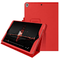 Miniatyrbillede 2 af 4: iPad Etui 2019 10.2 - AVIZAR - Rød Futteral - Øko-læder Soft Touch - Videostander - Unisex Röd