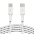 Pikkukuva 2 / 5: USB-C–USB-C-kaapeli 18 W:n virransyöttö Nylon-punottu 1 m Belkin valkoinen