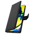 Pikkukuva 2 / 4: Samsung Galaxy A80 - AVIZAR - Folio-lompakko - Tekonahka - Videotuki - Musta Svart