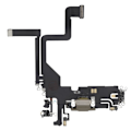 Miniatyrbillede 1 af 4: Opladningsstik - AVIZAR - iPhone 14 Pro - Lightning Port - Mikrofon - Guld Gul