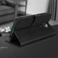 Miniatyrbillede 3 af 4: Étui Folio - AVIZAR - Xiaomi Redmi 9 - Øko-læder Sort - 3 Kortlommer - Støttefunktion Svart