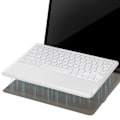 Pikkukuva 3 / 5: Bluetooth QWERTY-näppäimistö iPad Pro 12.9 ja Air 13:lle, vaaleanpunainen läppärunko