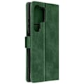 Miniatyrbillede 2 af 6: Etui til Samsung S24 Ultra - AVIZAR - Wallet Flip Video Support - Grøn - Syntetisk - Flap Grön