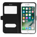 Miniatyrbillede 3 af 4: iPhone 7 / iPhone 8 Dobbeltvindue Silikone Gel Cover - sort