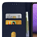 Miniatyrbild 4 av 4: Etui för Samsung Galaxy A32 - Chesterfield - Skydd - Kortfack - Videostöd - Magnetiskt Blå