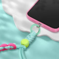 Miniatyrbillede 3 af 6: Smartphonestrop Justerbar flettet design universel holder bleggrøn - AVIZAR - strop Grøn