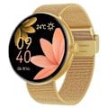 Miniatyrbillede 1 af 6: Elegant Women's Connected Watch Health Tracking Bluetooth Call Forever Gold Gul