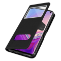 Miniatyrbillede 2 af 4: Etui Folio - Samsung - Galaxy S10 - Dobbelt Vindue - Støttefunktion - Sort Svart