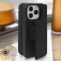 Pikkukuva 4 / 5: Nahkakuori - Decoded - iPhone 15 Pro Max - Irrotettava - MagSafe-yhteensopiva - Musta Svart