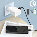 Miniatyrbillede 3 af 4: USB Væglader - Samsung - EP-TA200EBE - 15W - Quick Charge 3.0 - Hvid Vit