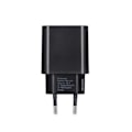 Miniatyrbillede 1 af 5: USB-C Vægoplader 25W Power Delivery og Quick Charge Kompakt Blå Stjerne Sort Svart