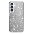 Miniatyrbillede 2 af 5: Glitrende beskyttelsesskal til Samsung Galaxy A25, stødabsorberende, sølv Grå