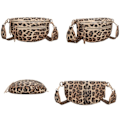 Miniatyrbild 4 av 6: Handväska för Kvinna Imprägnerad Leopard Gallantry Brun kastanj