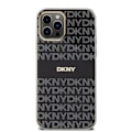 Miniatyrbillede 1 af 6: DKNY Mønster Sorte TPU Blød MagSafe Dækning til iPhone 12 / 12 Pro Svart