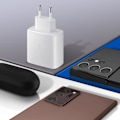 Miniatyrbillede 4 af 4: Samsung original netoplader USB-C til USB-C kabel Hurtigopladning 2.0 Hvid