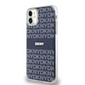 Miniatyrbillede 4 af 6: DKNY Blå TPU Blød MagSafe iPhone 11 Cover med Mønster Blå