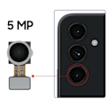 Miniatyrbillede 3 af 4: Bagkamera - Samsung - Galaxy A54/A34 5G - Macroobjektiv 5MP - Sort - Original Svart